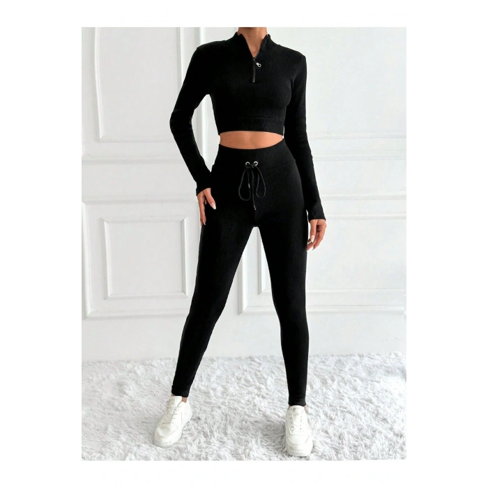 KAŞKORSE KUMAŞ PARMAK GEÇMELİ FERMUARLI TAYTLI TAKIM