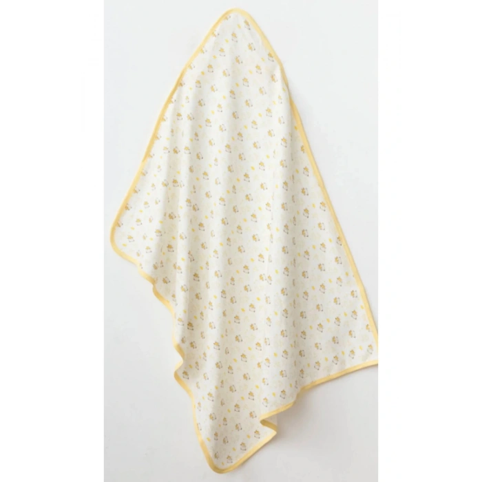 uğurböceğiçocuk Kapitone %100 Pamuklu Tek Kat Bebek Battaniyesi