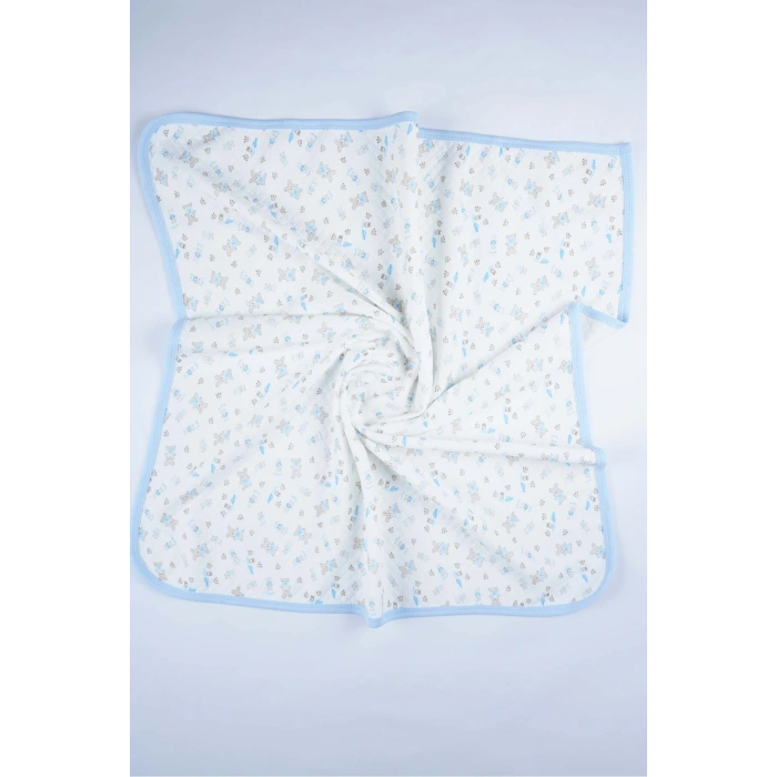 Yeni Doğan Bebek Penye Pamuk Kapitone Battaniye