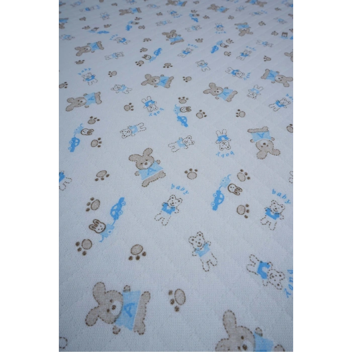 Yeni Doğan Bebek Penye Pamuk Kapitone Battaniye