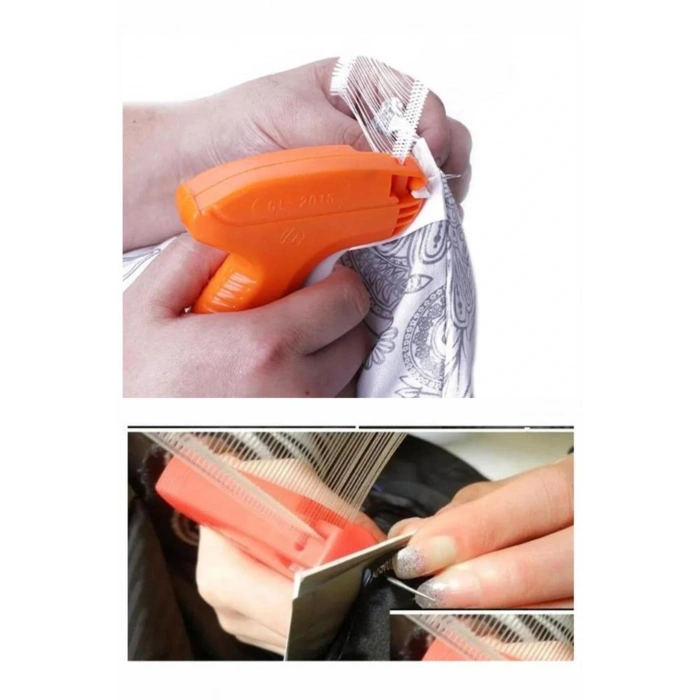 Kılçık Makinesi 1 Adet Kılçık Tabancası Türban Tasarım Gelinlik Metal İğneli Kılçık Makinesi