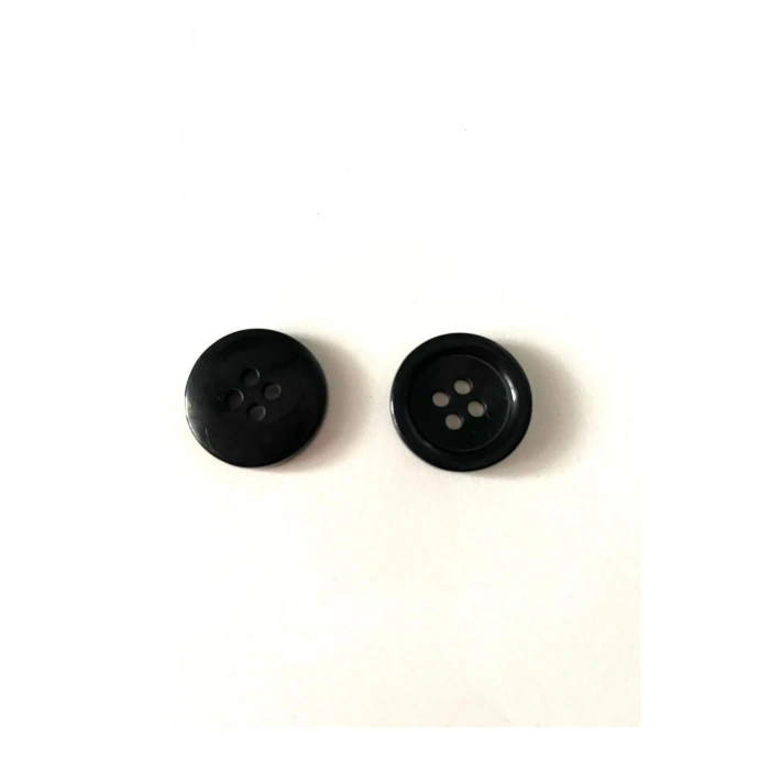 18 MM (28 BOY) SİYAH POLYESTER DÜĞME (25 ADET)