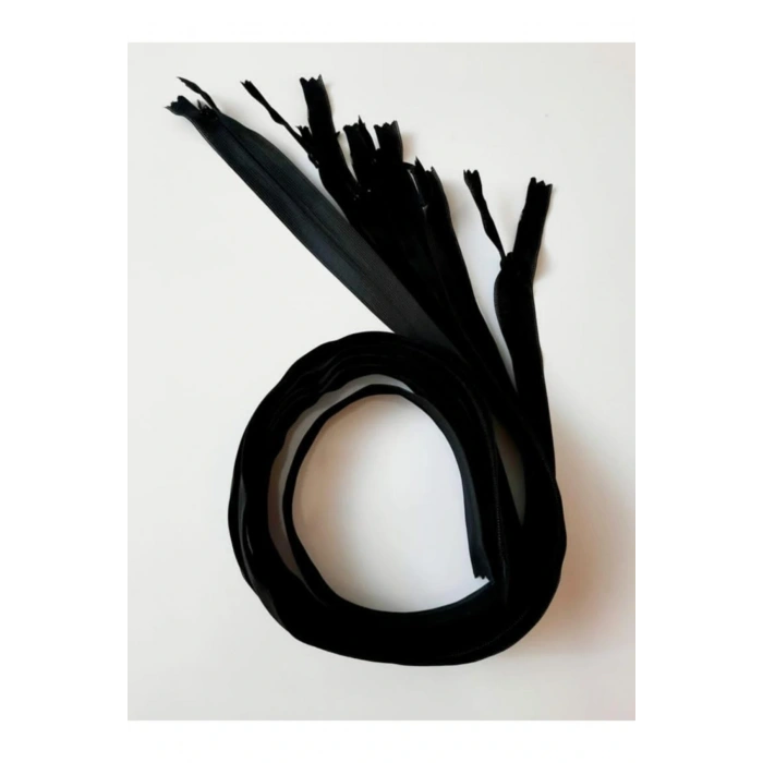 Gizli Fermuar 40 Cm Siyah 2 Adet.