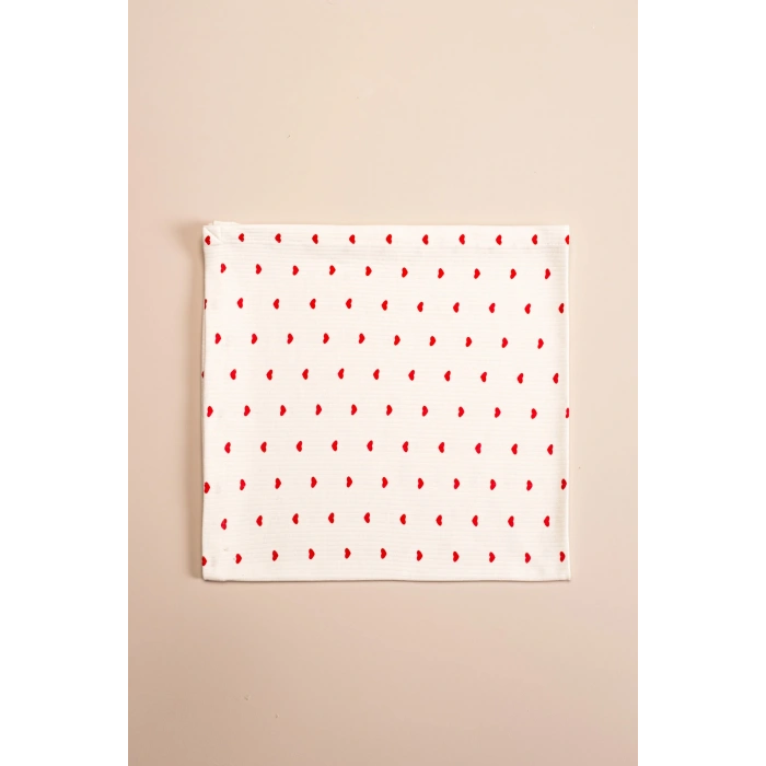 Kalpli Battaniye (90 X 90) Yumuşak Organik Pamuk Battaniye