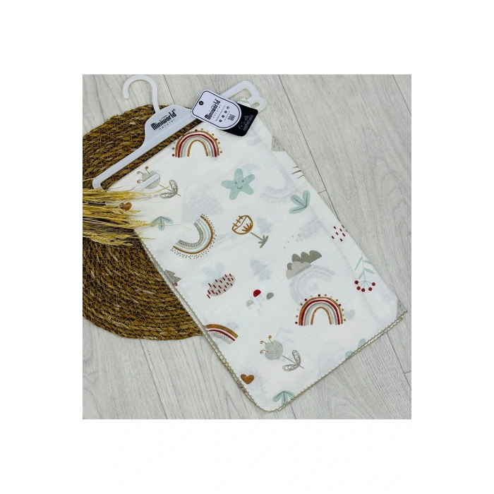 MİNİWORLD Çok Amaçlı Müslin Bebek Battaniyesi