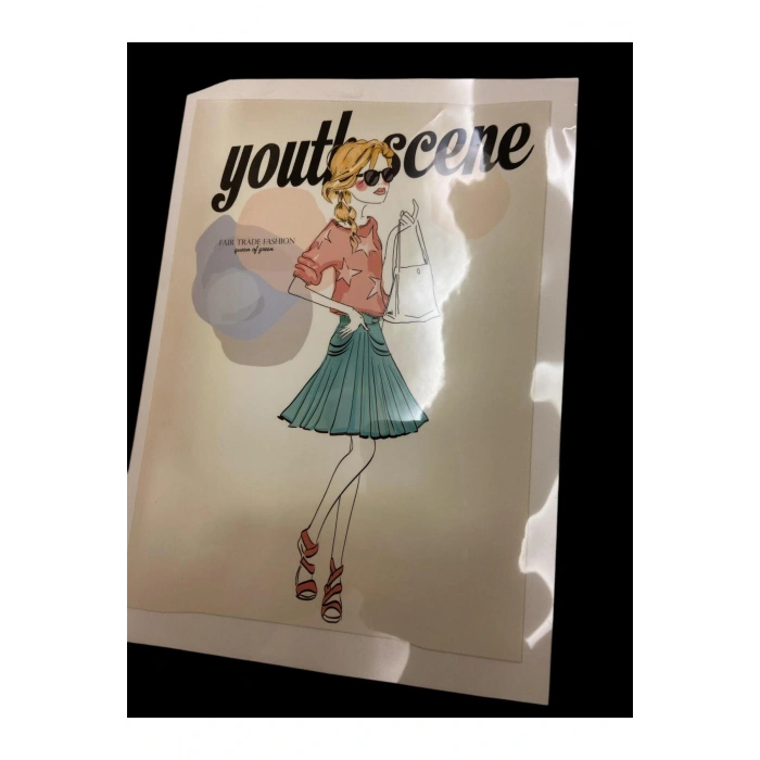 DTF Baskı Arma Yama Etiket, Ütü ile Yapışan Tişört Tekstil Transfer Baskı