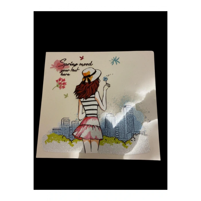 DTF Baskı Arma Yama Etiket, Ütü ile Yapışan Tişört Tekstil Transfer Baskı