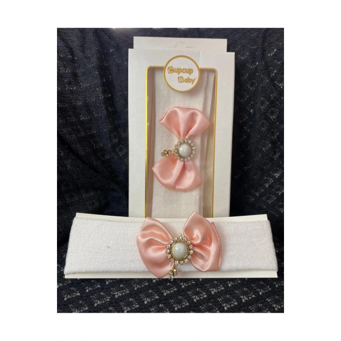 Bebek Bandana 0-24 Ay Taşlı Tasarım