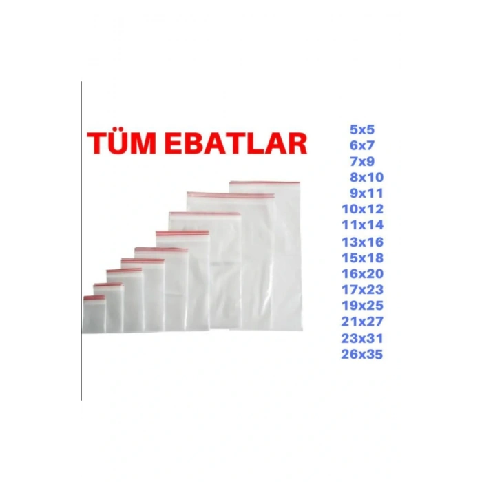 Kilitli Naylon Torba 11x14 100lü
