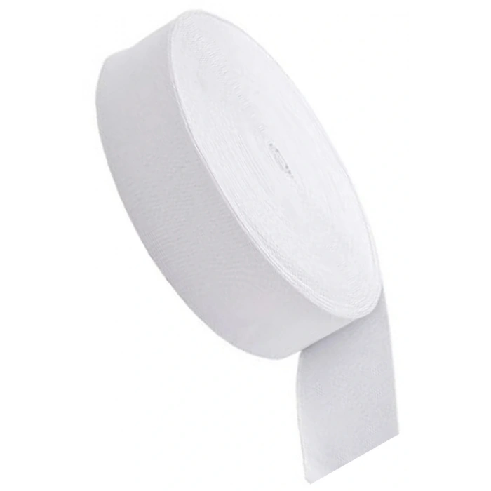 2.5 Cm 10 M Beyaz Dar Dokuma Bel Paça Don Lastiği Yassı Geniş Lastik Lateks Ürün 1 Adet