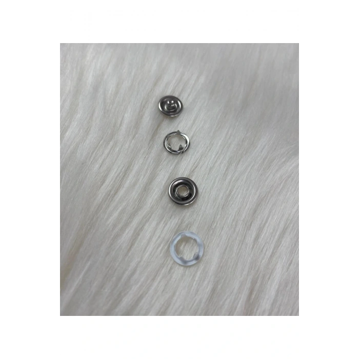 9.5mm Gümüş Bebe Çıtçıt 100 Adet