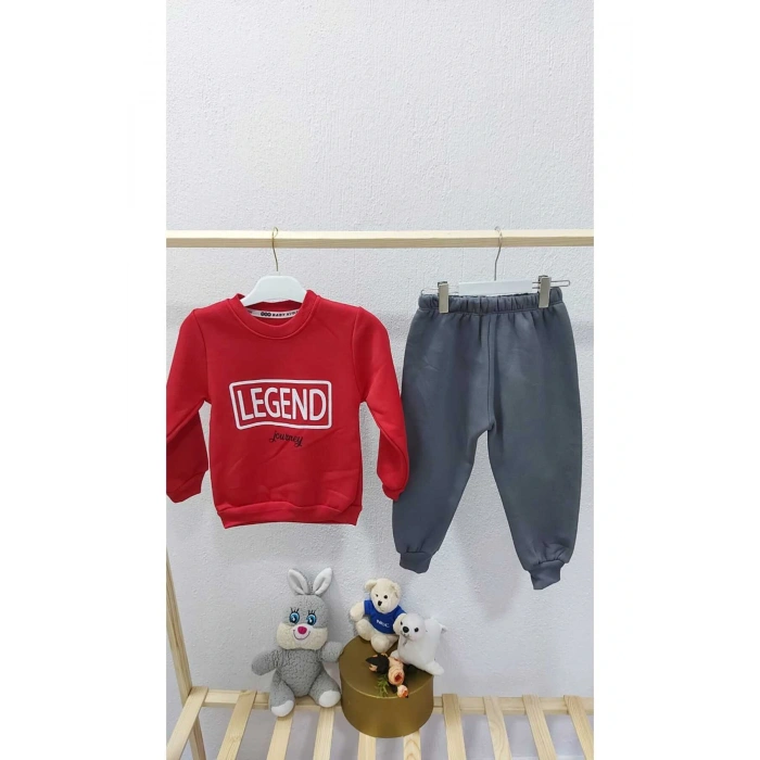 Erkek Çocuk Eşofman Takım 3ip Kışlık