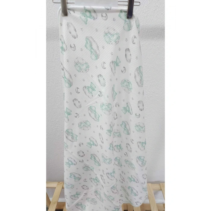 Çift Taraflı İnterlok Örtü & Battaniye %100 Pamuk Oeko-teks Sertifikalı 90 X 75 Cm