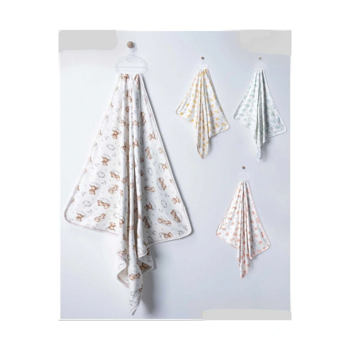 Çift Taraflı İnterlok Örtü & Battaniye %100 Pamuk Oeko-teks Sertifikalı 90 X 75 Cm