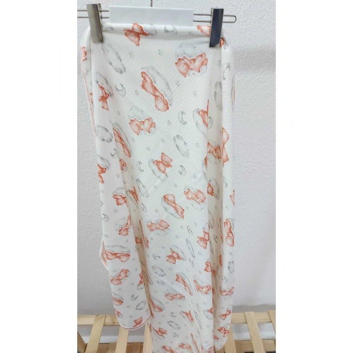 Çift Taraflı İnterlok Örtü & Battaniye %100 Pamuk Oeko-teks Sertifikalı 90 X 75 Cm