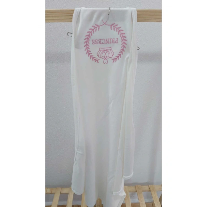 Pamuklu Yumuşacık Çift Katlı Penye Kız-Erkek Yenidoğan PRİNCE-PRENCESS DESENLİ Bebek Kundak Battaniy