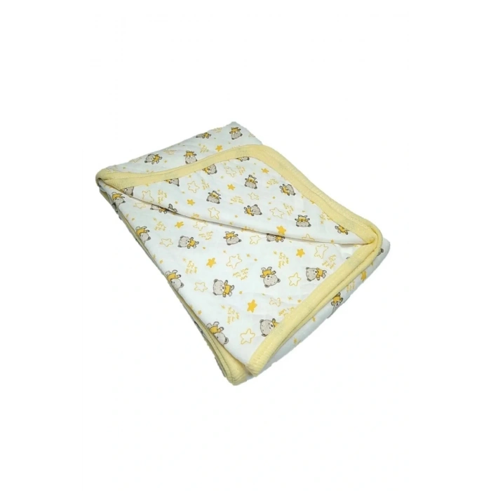 Bebek Tek Kat Penye Battaniye Kundak 80x90 Cm