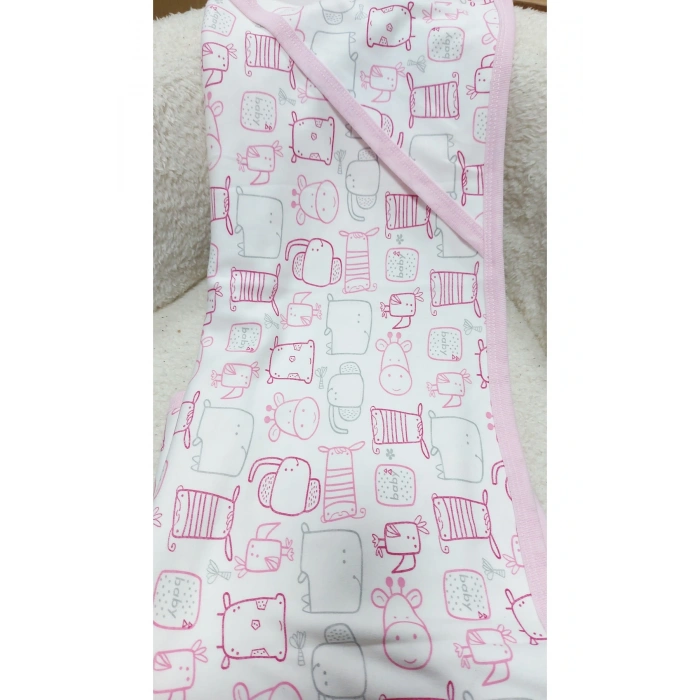 Pamuklu Çift Katlı KAPİTONE Örtü Kundak Battaniye Kız-Erkek Yenidoğan/Bebek Kundak Battaniye