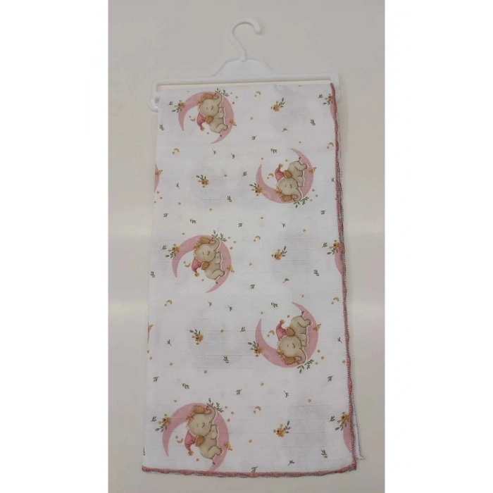 Çok Amaçlı Müslin Örtü , Müslin Yenidoğan Bebek Battaniyesi, %100 Pamuk, Müslin Bez 80*90 cm
