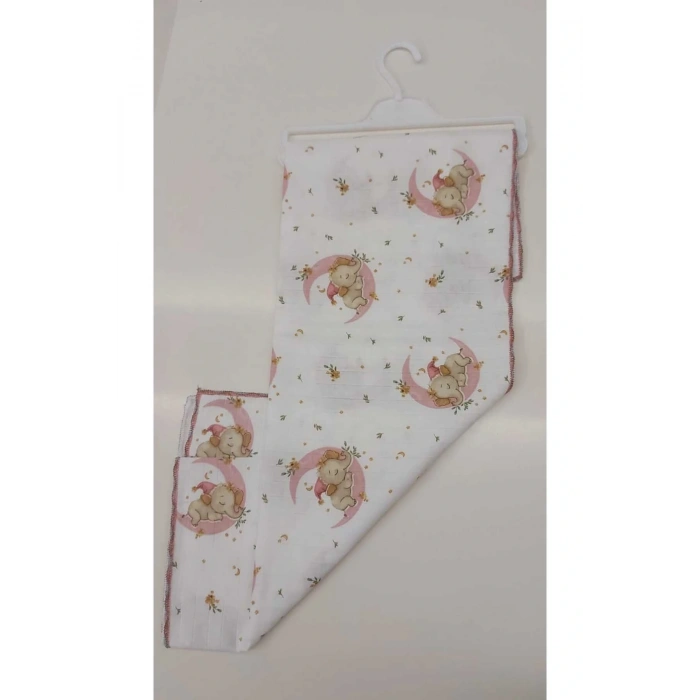 Çok Amaçlı Müslin Örtü , Müslin Yenidoğan Bebek Battaniyesi, %100 Pamuk, Müslin Bez 80*90 cm