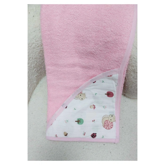 Müslin Başlıklı Bebek Havlu Kundak %100 Pamuk- Bebek Banyo Havlusu