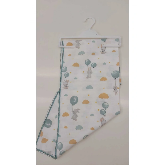 Çok Amaçlı Müslin Örtü , Müslin Yenidoğan Bebek Battaniyesi, %100 Pamuk, Müslin Bez 80*90 cm