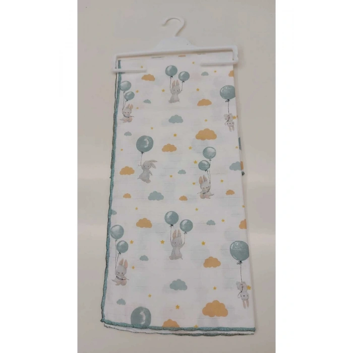 Çok Amaçlı Müslin Örtü , Müslin Yenidoğan Bebek Battaniyesi, %100 Pamuk, Müslin Bez 80*90 cm