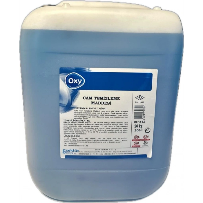 Cam Temizleme Maddesi Camsil 20 L