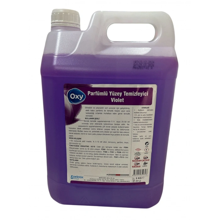 Parfümlü Yüzey Temizleyici Mor/Lavanta 5 Lt