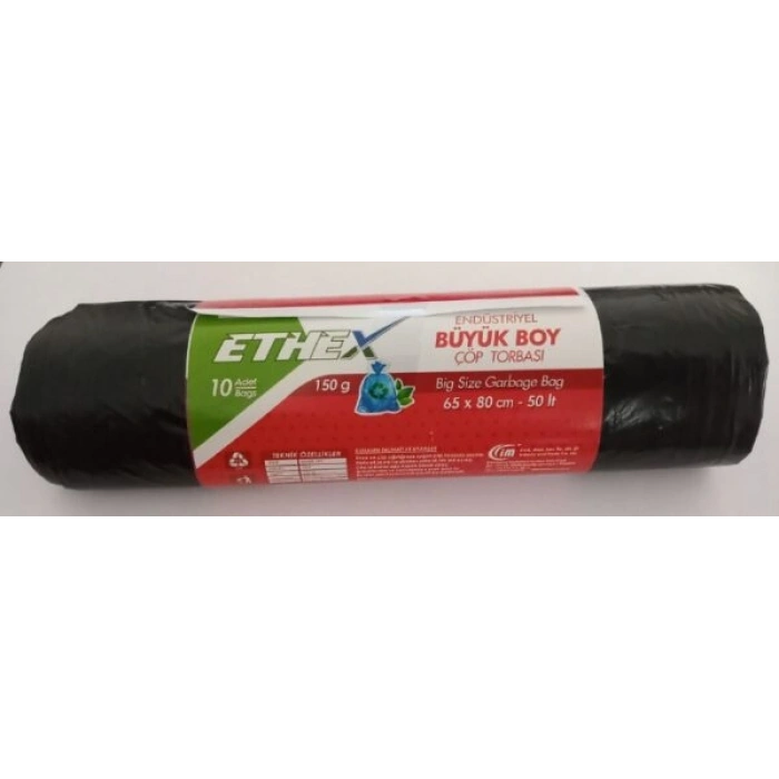 Büyük Boy Çöp Torbası 65X80 cm10Lu Paket