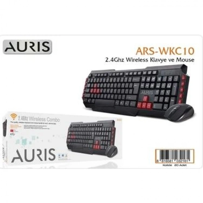 WKC10 WRİLES KLAVYE - MAUSE SET