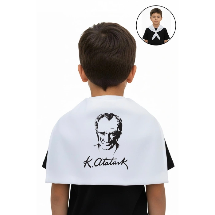 ATATÜRK Desenli Fular