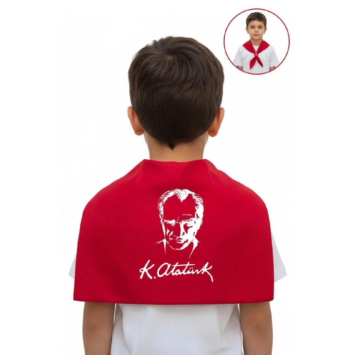 ATATÜRK Desenli Fular