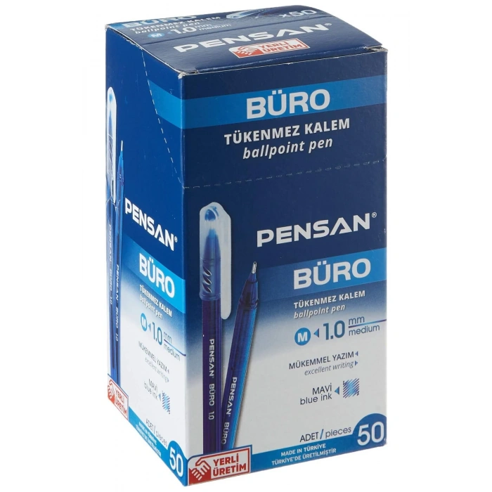 BÜRP Tükenmez Kalem 1.0 mm 50 Adet