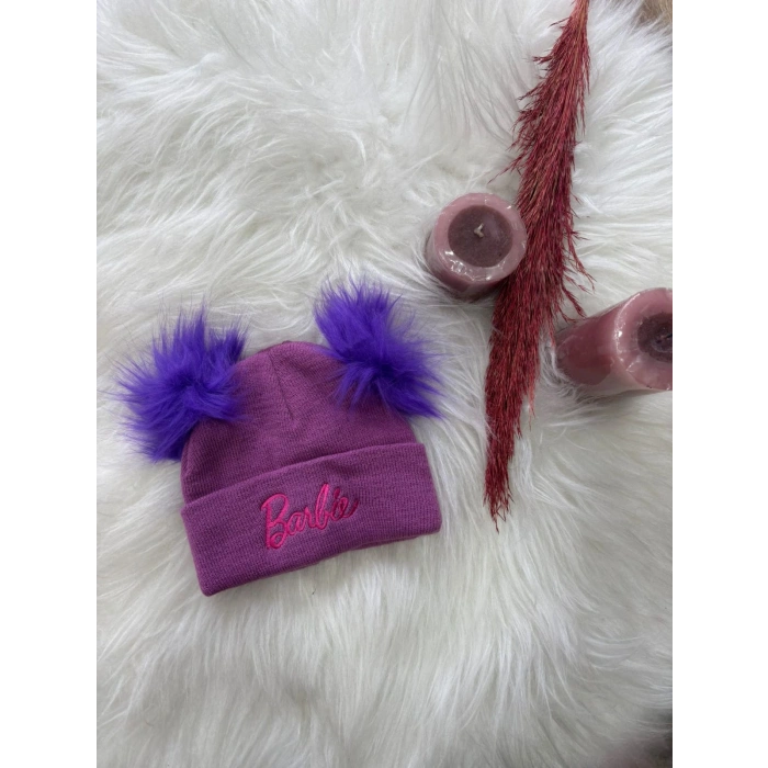 BARBİE ÇİFT PONPON BERE 2/8 YAŞ