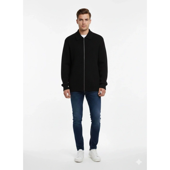 ERKEK PREMİUM FERMUARLI HIRKA