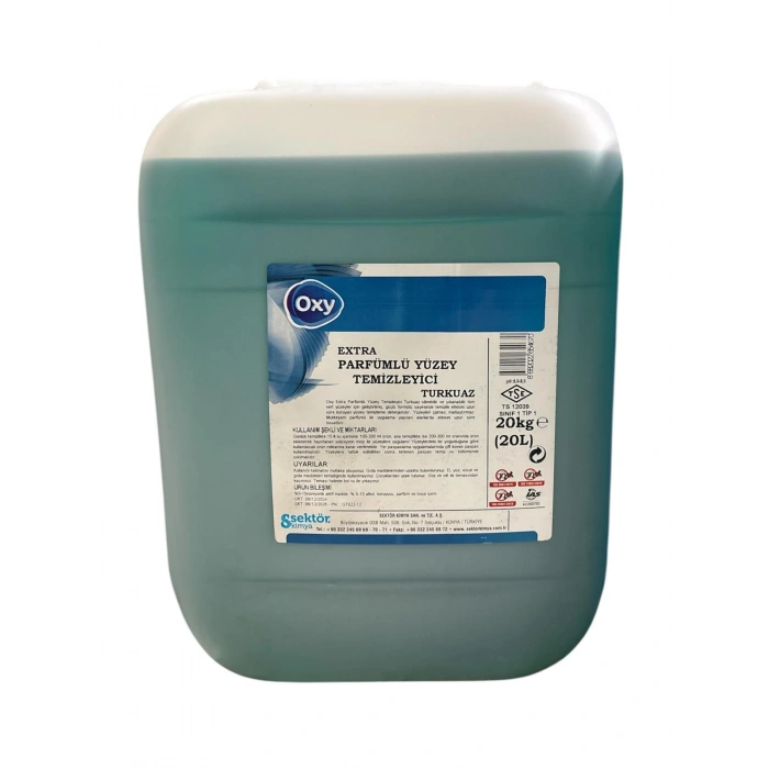 Extra Parfümlü Yüzey Temizleyici 20 Kg Turkuaz