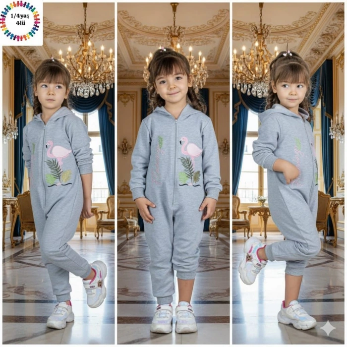 FERMUARLI & KAPÜŞONLU ÇOCUK TULUM