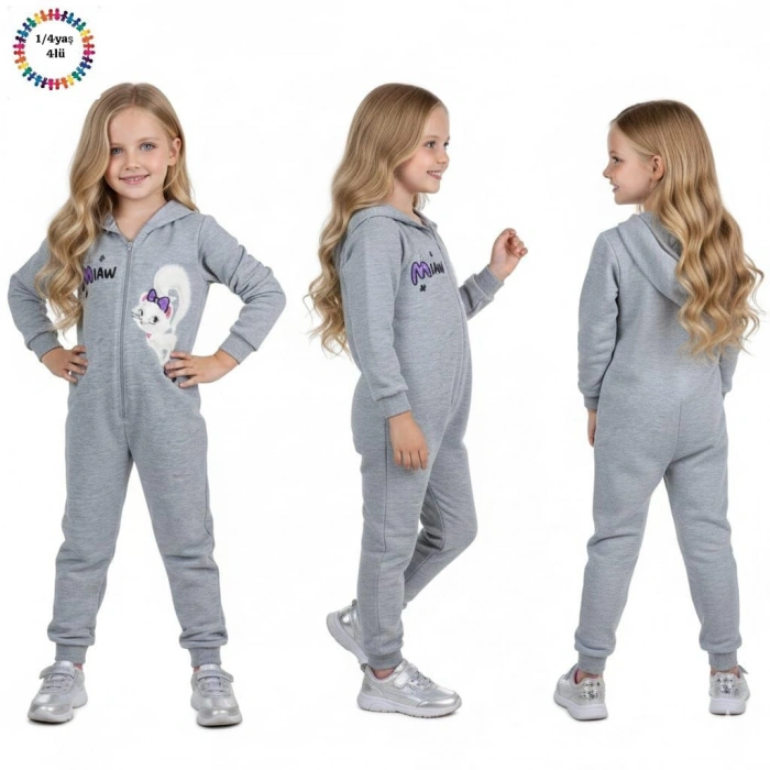 FERMUARLI & KAPÜŞONLU ÇOCUK TULUM