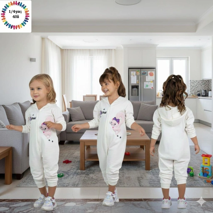 FERMUARLI & KAPÜŞONLU ÇOCUK TULUM