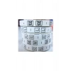Beyaz Renk Bez Beden Dikme Etiketi Xs-s-m-l-xl 5 Rulo