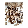 Ahşap Cocanat Düğme 15’li Paket 28 Boy 18 Mm