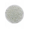 Plastik Inci, 50gr 8mm Beyaz Plastik Inci Boncuk , Takı Yapım Boncuğu (50gr,~180 Adet )