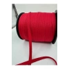 1 cm polyester balıksırtı şerit-5 metre-kırmızı