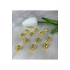Gold Taşlı Düğme (18boy)11mm-10 adet