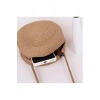 El Yapımı Hasır Çanta Yuvarlak Hasır Çanta Yaz Plaj Çantası Dokuma Omuz Çantaları 12x12 cm