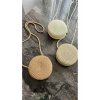 El Yapımı Hasır Çanta Yuvarlak Hasır Çanta Yaz Plaj Çantası Dokuma Omuz Çantaları 12x12 cm