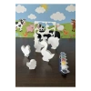 3D Kümes Hayvanları Boyama Seti ,Puzzle, Eva Baskı Süngeri. Çocuk Etkinlik, Montessori.