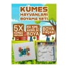 3D Kümes Hayvanları Boyama Seti ,Puzzle, Eva Baskı Süngeri. Çocuk Etkinlik, Montessori.