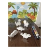 3D Dinozorlar Boyama Seti ,Puzzle, Eva Baskı Süngeri. Çocuk Etkinlik, Montessori